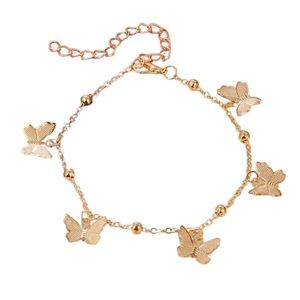Delicate Gold Butterfly Bracelet